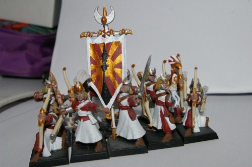 More models from the time I began painting, two units of archers. I haven’t got much to say ab