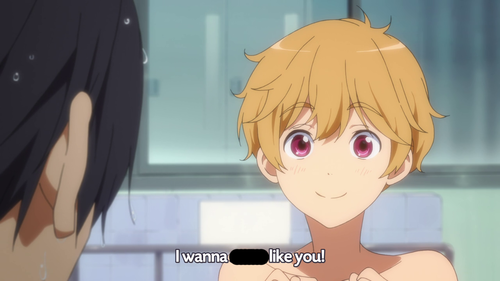 ryuusen-no-yukue:  kirklanded:  kirklanded:  kirklanded:  kirklanded:  kirklanded:  kirklanded:  kirklanded:  what if you censored out the word ‘swim’ every time it’s said in free!  im gonna do it   its only been 30 seconds fuck me   NO LITTLE SHOTA