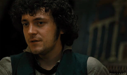 savagedamsel:bookspazz:enjolrasandthebarricadebabes:eeponine:just one more lie?*swoon* #THE GEORGE B