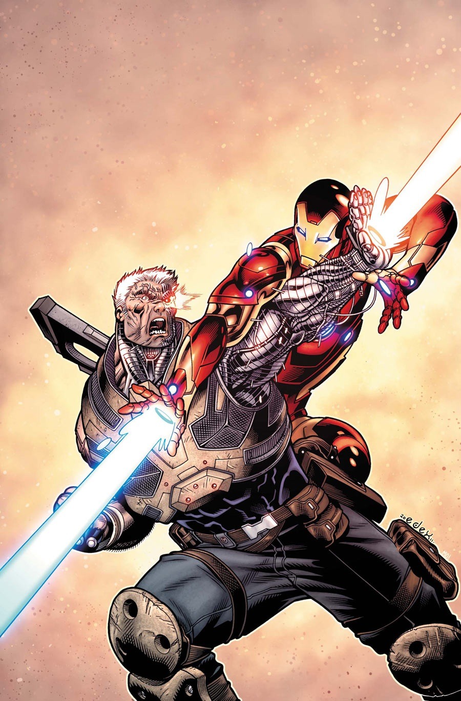 redcell6:  (from top to bottom) X-Sanction #2 illustrated by: Ed McGuinness (lines),
