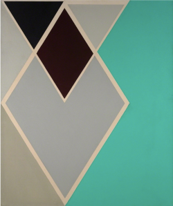 spacecamp1:  Larry Zox, Jodphur (Diamond Drill Series), 1967, Acrylic and eposy resin on canvas