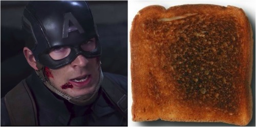 snowflakesandangelslove - Evolution of Steve Rogers, crispy burnt...