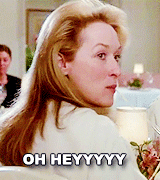 secondhandroses:Meryl Streep Reaction Gifs || Film Edition 