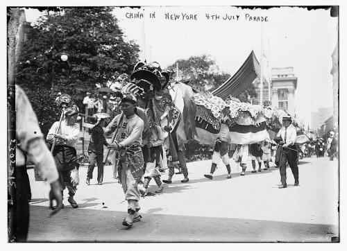 China in NY - 4th of July Paradeca. 1910-1915