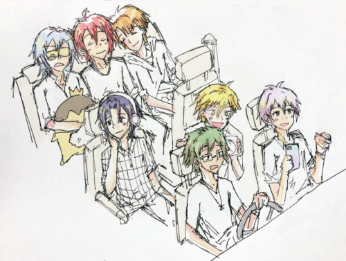 idolish7 road trip + my headcanons on what kind of travellers they are :3c
