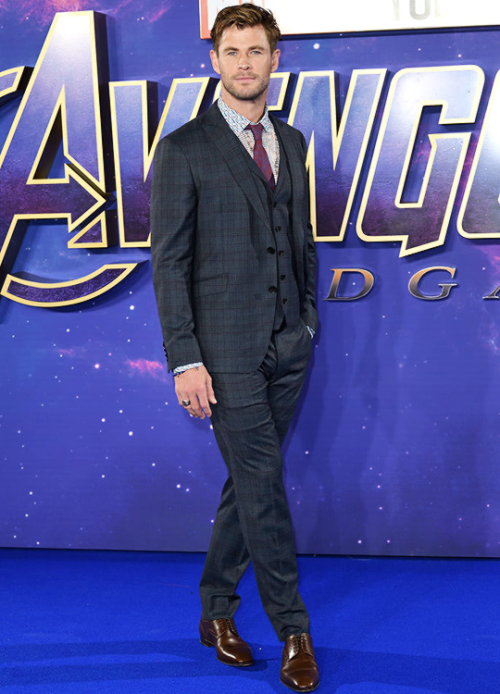 marvelheroes:Chris Hemsworth Avengers Endgame UK Fan Event at Picturehouse Central on April 10, 2019