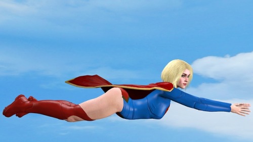 XXX trajan99: Supergirl….with Red Hood….you photo