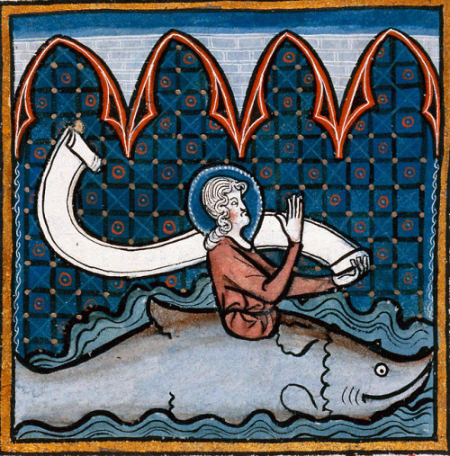 JonahBible, Hainaut ca. 1280Rouen, Bibliothèque municipale, ms. 185, fol. 130r