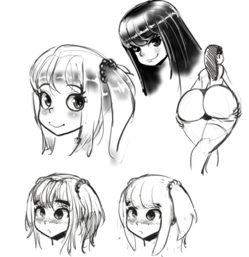 XXX lewdua:  FUTA Doodles, ideas and work in photo