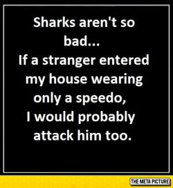 srsfunny:  Sharks Aren’t Really That Badhttp://srsfunny.tumblr.com/ 