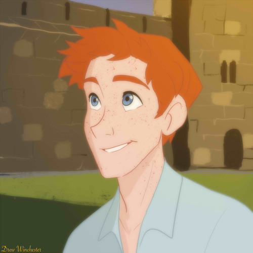 drew-winchester: Ron in Disney Style :D with two different haircuts haha Tomorrow I’ll post He