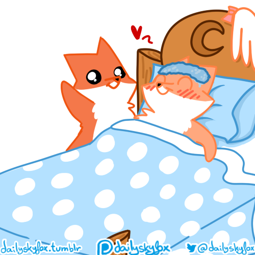 dailyskyfox: Today my Skyvixie is sick and I’m taking care of her ~&lt;3  ———————————————————————————————