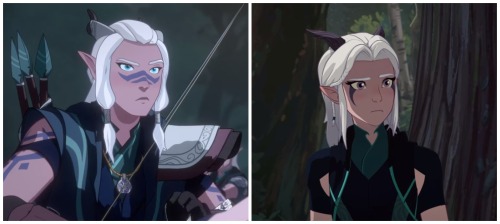 A few time ago, before the debut of season 3, I collected all the on-screen parallels between Rayla 