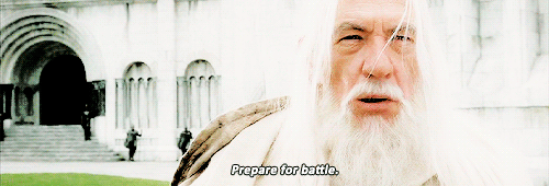 The Lord Of The Rings Gifs Abandon Your Posts Flee Flee For You Lives
