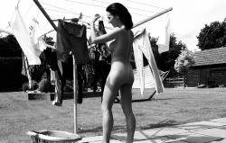 nudepageant: … and hanging it out to dry