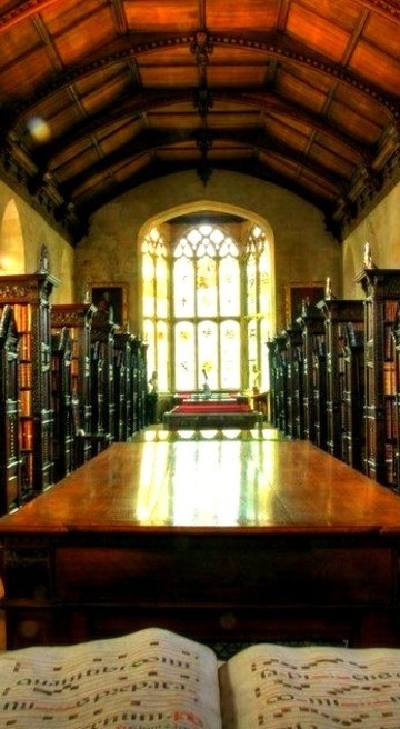 Old Library, St. John's College, Cambridge, England