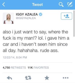 cosmic-noir:  onlyblackgirl:  queencityconfidential:  zundam:  YAAAAAASSSSS  Lmao damn….  Iggy needs to control her life  OHHHHHH