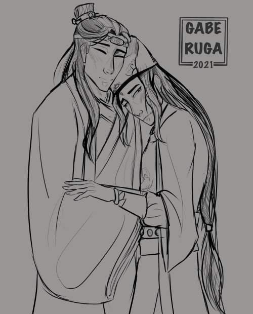 I drew XiYao for @jawnlma and they hella cute ngl