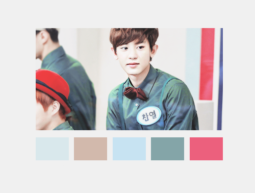 XXX mochiwon:  Chanyeol Color Palette ✿  Requested photo