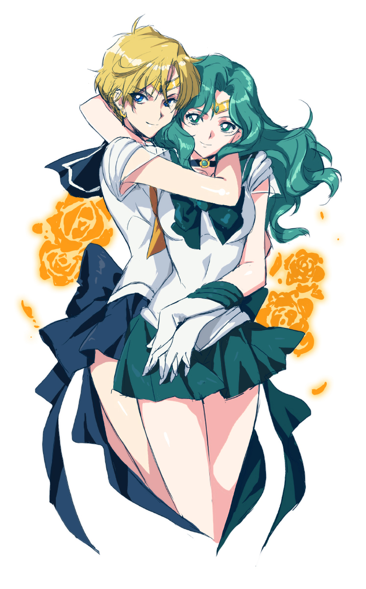 leafunia:  セーラーウラヌスとセーラーネプチューン | ROWE [pixiv]