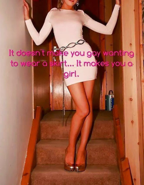 sweet-sissy-natalie:  so true as I always say in my blog…. Gay = Boy want to have sex with other boys… Real Sissies = Girlie Girl souls trapped in a male body but want to have sex in a girlie body…..