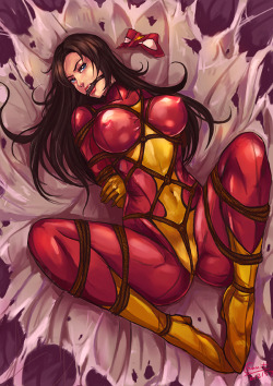 itoons:  CM : Spider woman by kachima
