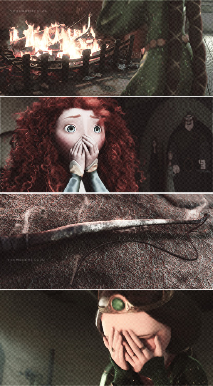 giveyoumywild:Sad Moments in Brave:  ↳ Elinor’s and Merida’s argument