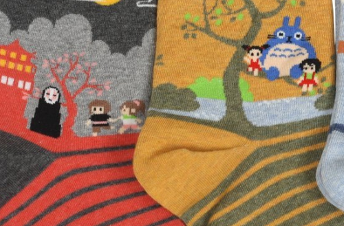 nerdsandgamersftw:Studio Ghibli SocksImportedMade From combed cotton 80%, spandex 15%, polyurethane 