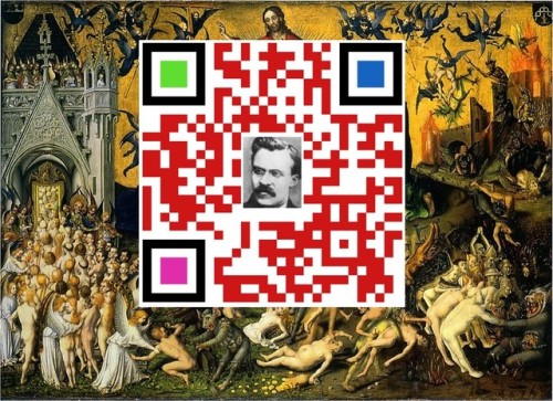 WHOOP WHOOP, Judgement day for your beloved ideology. Scan the QR Code and condemn religion and any 