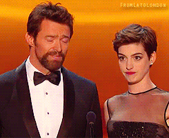 fromlatolondon:  ✬ Screen Actors Guild Awards 2013 » Hugh Jackman &amp; Anne
