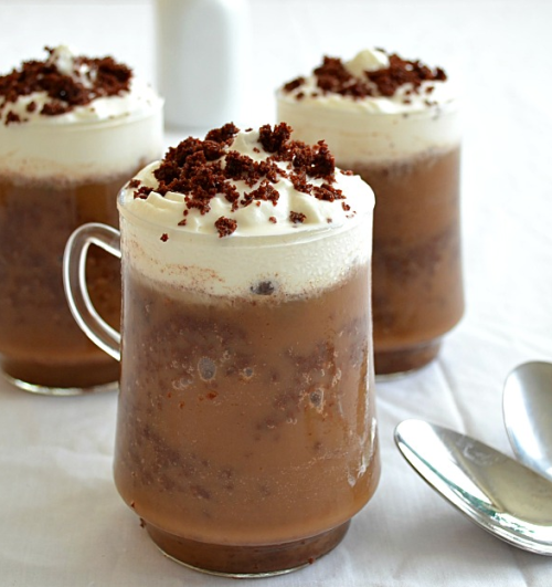 fullcravings:Mocha Brownie Frapuccinos