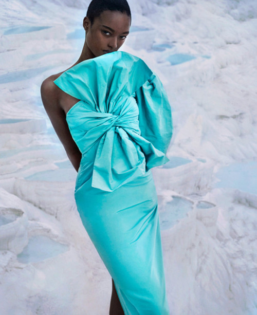 Editorials. Mayowa Nicholas.  Harper’s Bazaar March 2020.  Images by Txema Yeste.