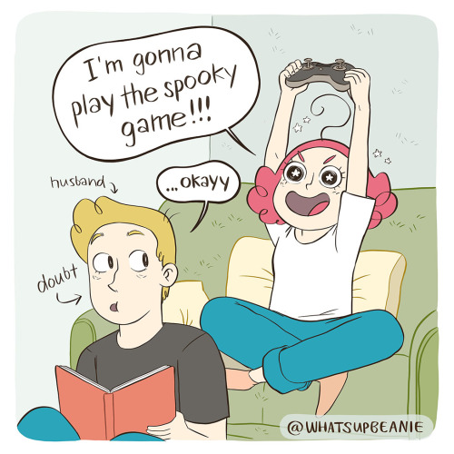 whatsupbeanie:Do you like scary games? I’ve never been good at them, but periodically I try so