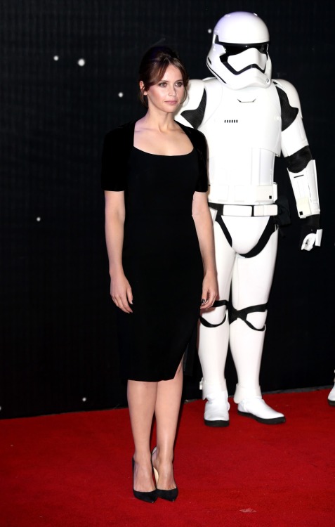 Felicity Jones in Louboutins! Stellar!