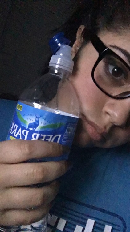 naughttyangel:  When h smoke 2 much but also drink a lot of water so it balances out