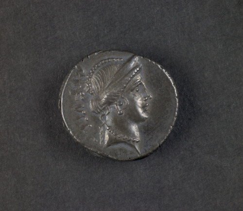 Denarius with Head of Diana, Roman, 46 BC, Saint Louis Art Museum: Ancient Artwww.slam.org/c