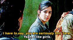 robertsudgen:  get to know me meme   ★  [5/?] favourite female characters: tara chambler (the walking dead) 