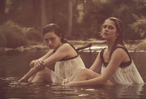 hauteccouture:    Teresa Palmer and Phoebe Tonkin by Will Davidson for Vogue Australia March 2015   