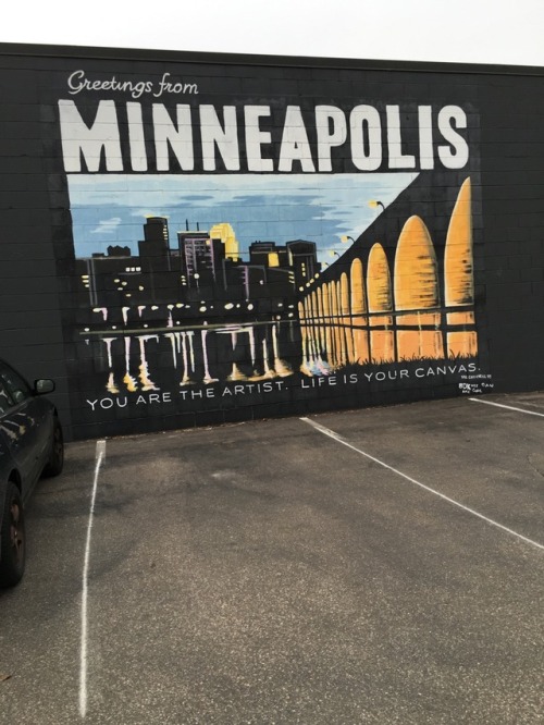 hansburbidge:I love murals ——>>> You are the artist - life is your canvas.