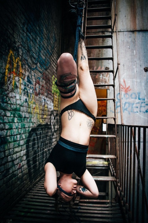 littleropeisean:Think of the happiest things, it’s the same as having wings. J.M. Barrie  Image by RJ Hanagan, rope is my trusty m0cochine from m0cojute.com