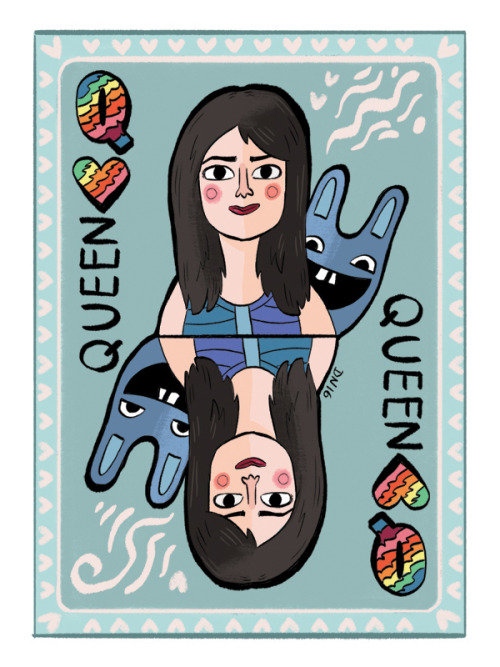 “A Pair of Yas Queens.” My piece for the Broad City themed art show happening on September 30th!  ht
