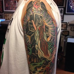 fuckyeahtraditionaltattoos:  Dan Santoro