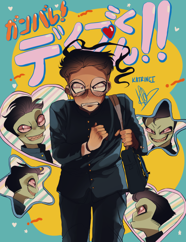 GO FOR IT! DIB-KUN! a lil stress relief art, click read more for the og image! Keep reading