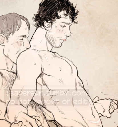 crops from some dirty hannigram from my other blog; i wasn’t gonna post these here but i’m so emotional about hannigram that i really wanted to share :Odon’t ask me for the blog name because i’m not gonna tell