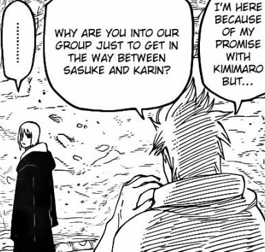 I think Suigetsu may be into Karin.