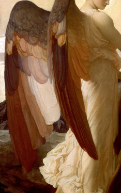 clara–lux:  LEIGHTON, Frederic (1830–1896) Elijah in the Wilderness, detail1878Oil on canvas, 210.4 x 234.3 cmWalker Art Gallery, Liverpool, UKEd. Orig. Lic. Ed. 