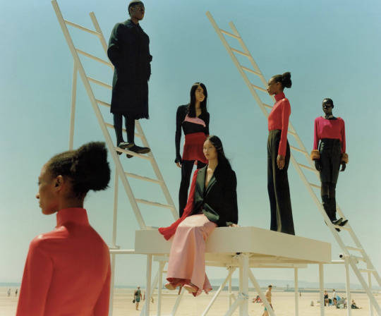 distantvoices:Taira, Akuol Deng Atem, Seohyun Kim, Kitan Sogo and Fabio Rosario by Markn for WSJ. Magazine Fall 2021