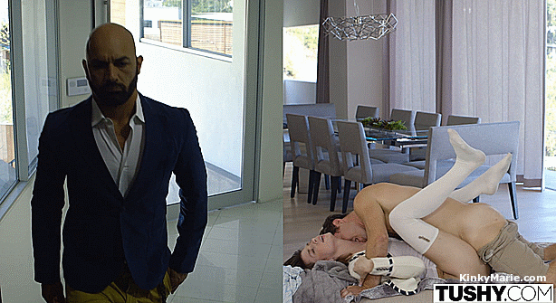 daddysweden47:  My daughter was babysitting, and had her boyfriend over. But i came