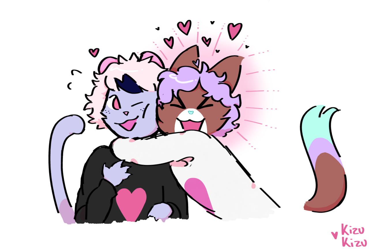 love is stored in the old fursonas........ #this is from december 2 2021  #i love them so much fr drawing this made me so happy  #theyre best friends