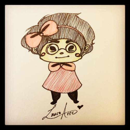 {2.29.2016} It Me. Kind Of. O3O #art #dailydoodle #doodle #sketch #instartist #madroseart #lauraarro
